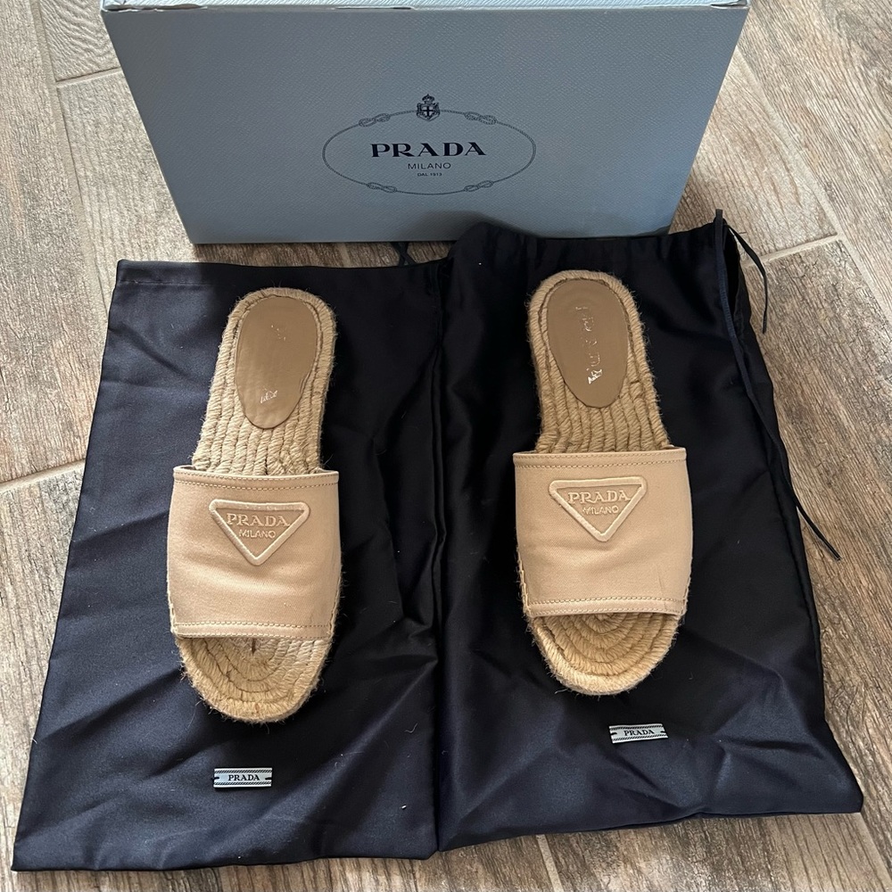 prada espadrilles sandal